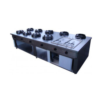 Плита WOK напольная с духовкой Casta CC09F, CC09FF. Плита WOK напольная с духовкой Casta CC09/F