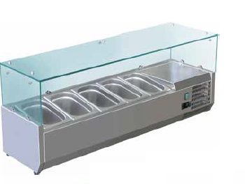 VRX1200/330FG Настольная холодильная витрина, топпинг EFC