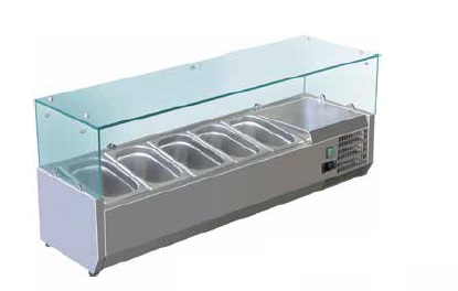 VRX1200/330FG Настольная холодильная витрина, топпинг EFC